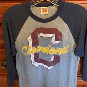 Homage Cleveland Cavaliers baseball tee.